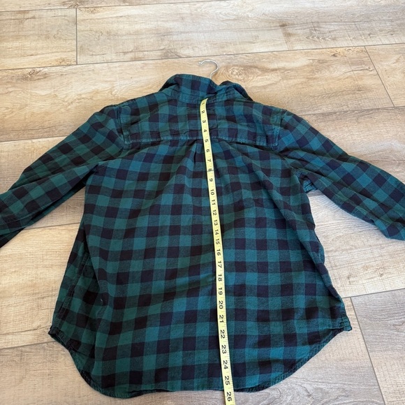 SO Collared Long Sleeve Black and White Plaid Button Down Flannel - Picture 4 of 4